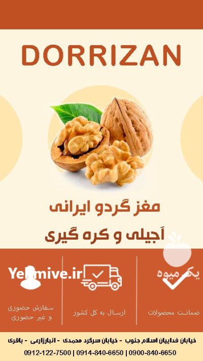 فروش گردو روغن گیری روغن گردو در تهران در گروه خرید و فروش گردو در یکمیوه -عکس1
