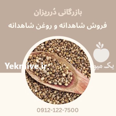 فروش روغن شاهدانه و فروش شاهدانه در تهران در گروه انواع خشکبار در یکمیوه -عکس1