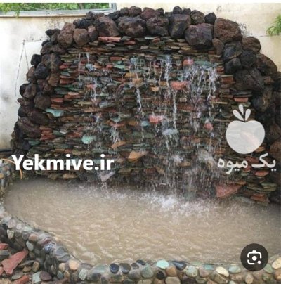 اجرای دیوار سنگی در گروه سازنده در یکمیوه -عکس1