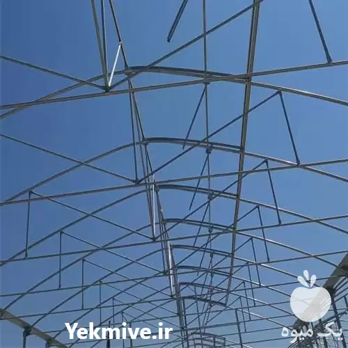 فروش احداث طراحی انواع گلخانه مکانیزه در ساری در گروه خرید و فروش سوله و سازه گلخانه در یکمیوه -عکس1
