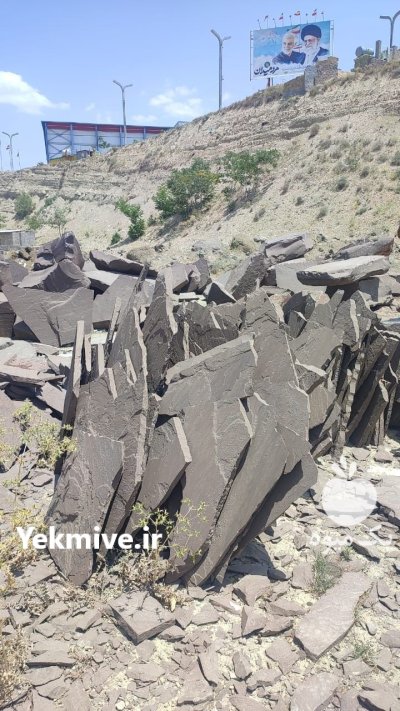 اجرای سنگ لاشه فروش سنگ لاشه در دماوند در گروه سازنده در یکمیوه -عکس3