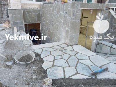 اجرای سنگ لاشه فروش سنگ لاشه در گروه سازنده در یکمیوه -عکس3