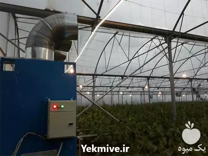 تولید فروش هیتر کوره هوای گرم در تهران در گروه خرید و فروش بخاری و هیتر گلخانه در یکمیوه -عکس1