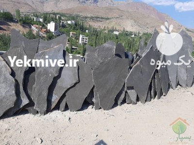 اجرای سنگ مالون سنگ ورقه ای در گروه سازنده در یکمیوه -عکس4