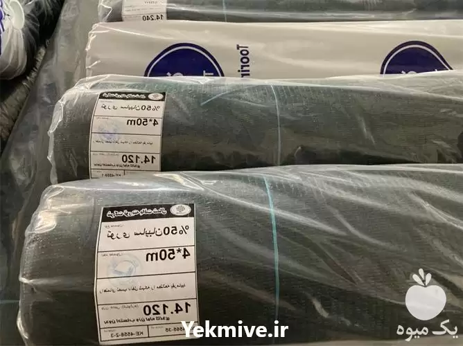 قیمت خرید توری سایبان سبز 50 در ساری در گروه خرید و فروش توری گلخانه در یکمیوه -عکس1