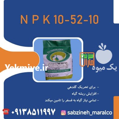 قیمت خرید فروش کود فسفر بالاnpk 105210 در یزد در گروه خرید و فروش انواع کود کشاورزی در یکمیوه -عکس1