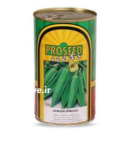 بذر بامیه کلمسون اسپینلس پروسید هلند در گروه خرید و فروش بذر بامیه در یکمیوه -عکس1