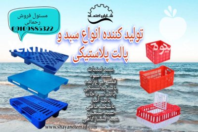 سبد پلاستیکی پالت و باسکت ماهی در اهواز در گروه خرید و فروش انواع سبد در یکمیوه -عکس1