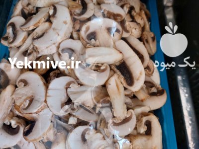 قارچ دکمه ای صدفی بصورت اسلایس در تهران در گروه خرید و فروش قارچ در یکمیوه -عکس1