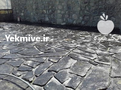 اجرای سنگ لاشه تهران در گروه سازنده در یکمیوه -عکس1