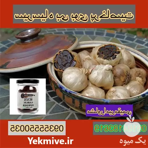 سیر سیاه مستقیم از کارخانه در سنندج در گروه خرید و فروش سیر در یکمیوه -عکس1
