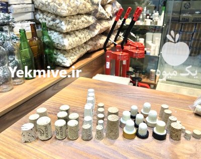 بطری شیشه ای درب بطری چوب پنبه کاپ حرارتی در تهران در گروه انواع بسته بندی محصول در یکمیوه -عکس2