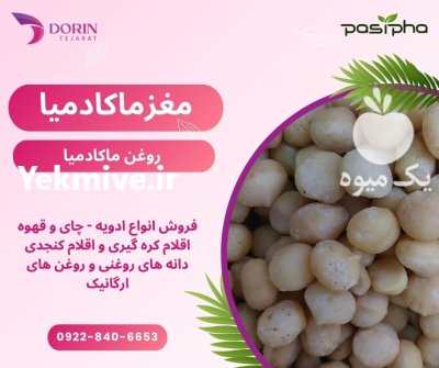 فروش مغز ماکادمیا و فروش روغن در ری  در گروه خرید و فروش آجیل در یکمیوه -عکس1