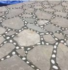 اجرای سنگ لاشه در گروه سازنده در یکمیوه