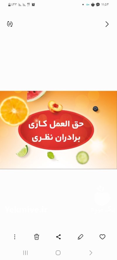 بارفروشی برادران نظری در یزد در گروه حق العمل کاری محصولات کشاورزی در یکمیوه -عکس1