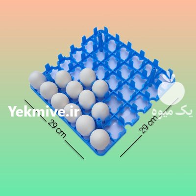 شانه تخم مرغ پلاستیکی مخصوص دستگاه در گروه تجهیزات مرغداری در یکمیوه -عکس1