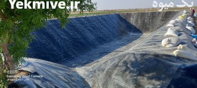 عایق بندی استخرها با ورق ژئوممبران در گروه خرید و فروش ژئوممبران و ژئوتکستایل در یکمیوه -عکس1