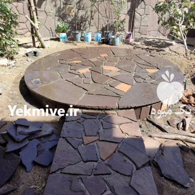 اجرای سنگ لاشه فروش سنگ لاشه در گروه سازنده در یکمیوه -عکس2