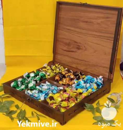 فروش عمده انواع جعبه چوبی شکلات در تهران در گروه خرید و فروش بسته بندی چوبی در یکمیوه -عکس1