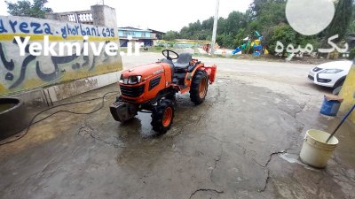 تراکتور کوبوتا 2420 با رتیواتور در قائم شهر در گروه خرید و فروش تراکتور کوبوتا در یکمیوه -عکس1