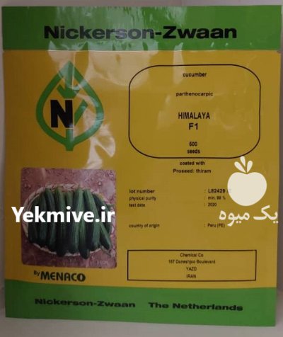 فروش بذر خیار هیمالیا Nickerson بذر در مشهد در گروه خرید و فروش بذر خیار در یکمیوه -عکس1
