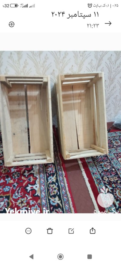 جعبه چوبی انگور در بندرانزلی در گروه خرید و فروش بسته بندی چوبی در یکمیوه -عکس4