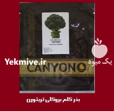 بذر کلم بروکلی تریتورن کانیون ایتالیا در اصفهان در گروه خرید و فروش انواع بذر در یکمیوه -عکس1