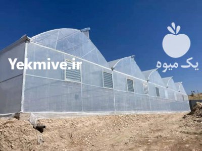 گلخانه اسپانیایی لوله گالوانیزه سازه در تبریز در گروه خرید و فروش سوله و سازه گلخانه در یکمیوه -عکس1
