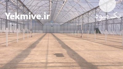 گلخانه اسپانیایی لوله گالوانیزه سازه در تبریز در گروه خرید و فروش سوله و سازه گلخانه در یکمیوه -عکس3