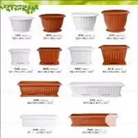 فروش گلدان پلاستیکی رنگی باکس مربع در ماهدشت در گروه خرید و فروش گلدان در یکمیوه