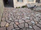 اجرای سنگ لاشه قیومی سنگ مالون در پردیس در گروه سازنده در یکمیوه