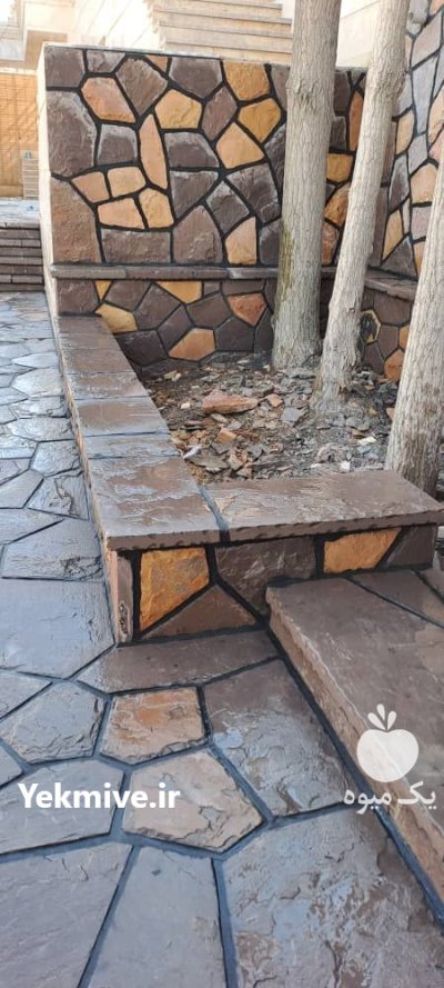 اجرای سنگ لاشه فروش سنگ لاشه در آبسرد در گروه سازنده در یکمیوه -عکس2