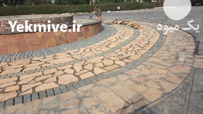 اجرای سنگ لاشه تهران در گروه سازنده در یکمیوه -عکس2