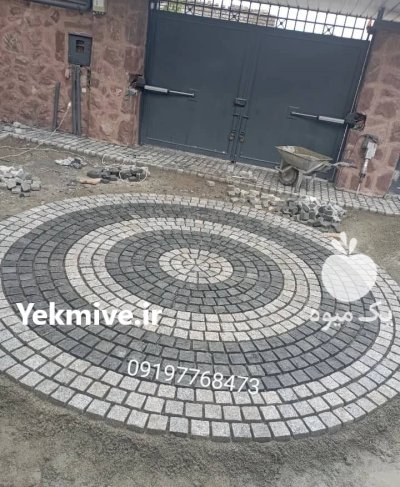 اجرای سنگ لاشه فروش سنگ لاشه در آبسرد در گروه سازنده در یکمیوه -عکس3