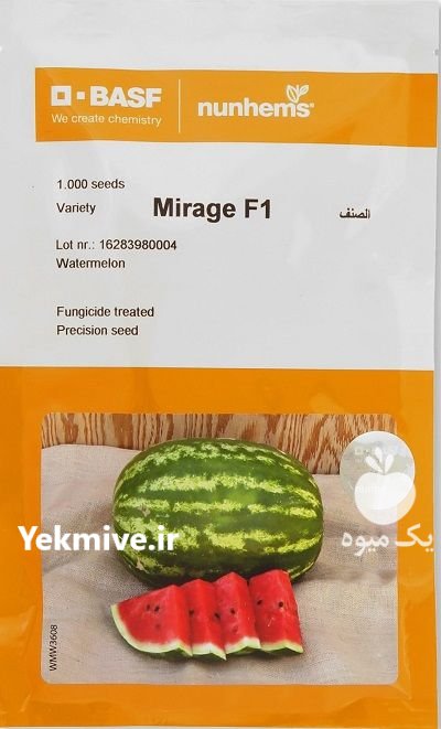 بذر هندوانه میراژ Mirage نانهمز هلند در شهرکرد در گروه خرید و فروش بذر هندوانه در یکمیوه -عکس1