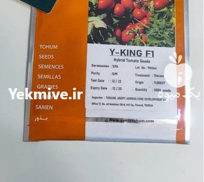 بذر گوجه فرنگی Y KING جنتو در شهرکرد در گروه خرید و فروش بذر گوجه در یکمیوه -عکس2