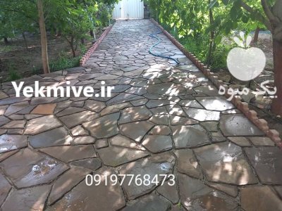 اجرای سنگ لاشه فروش سنگ لاشه در آبسرد در گروه سازنده در یکمیوه -عکس2
