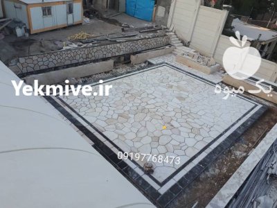 اجرای سنگ لاشه فروش سنگ لاشه در آبسرد در گروه سازنده در یکمیوه -عکس2