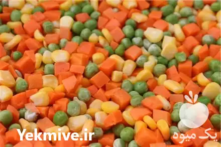 فروش مخلوط رنگی منجمدIQF در کرج در گروه خرید و فروش انواع سبزی ها در یکمیوه -عکس1