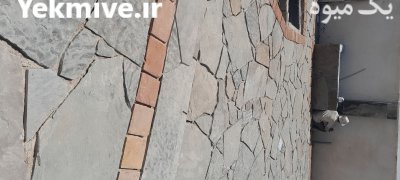 اجرای محوطه سازی سنگی در تهران در گروه سازنده در یکمیوه -عکس1