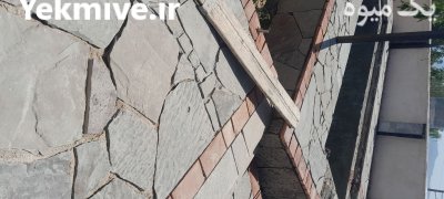 اجرای محوطه سازی سنگی در تهران در گروه سازنده در یکمیوه -عکس3