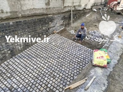 اجرای سنگ لاشه ورقه ای در تهران در گروه سازنده در یکمیوه -عکس2