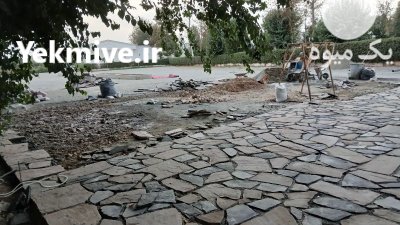 اجرای محوطه سازی شریفی در تهران در گروه سازنده در یکمیوه -عکس2