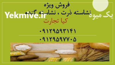 فروش نشاسته ذرت و نشاسته گندم در تهران در گروه خوراک دام و طیور در یکمیوه -عکس1