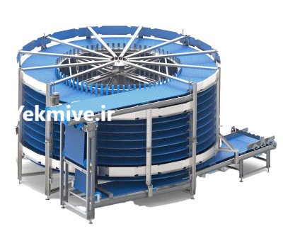 خشک کن اسپیرال مارپیچ پیوسته در اصفهان در گروه خشک کن در یکمیوه -عکس1