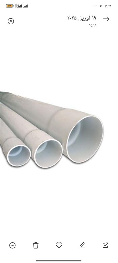 لوله جدار مخصوص مخصوص چاه آب در تهران در گروه خرید و فروش تجهیزات چاه کشاورزی در یکمیوه -عکس2