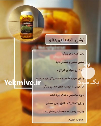 فروش و معرفی بهترین ترشیجات در بوشهر در گروه محصولات ترشی در یکمیوه -عکس2