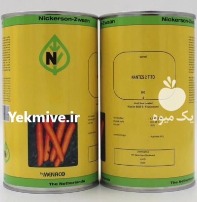 بذر هویج نانتس 2 تیتو در بازارجمعه در گروه خرید و فروش بذر هویج در یکمیوه -عکس1