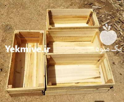 جعبه چوبی درب صندوق چوبی سبد در تهران در گروه خرید و فروش بسته بندی چوبی در یکمیوه -عکس4