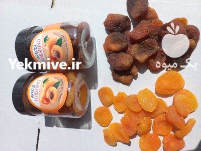 قیسی زردآلو برگی زردآلو آلبالو خشک در شبستر در گروه خرید و فروش آجیل در یکمیوه -عکس2